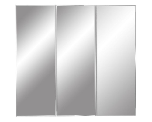 Зеркальный шкаф 80x70 см белый глянец/белый матовый Stella Polar Парма SP-00000126