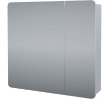 Зеркальный шкаф 80x75 см белый глянец Stella Polar Адель SP-00001101