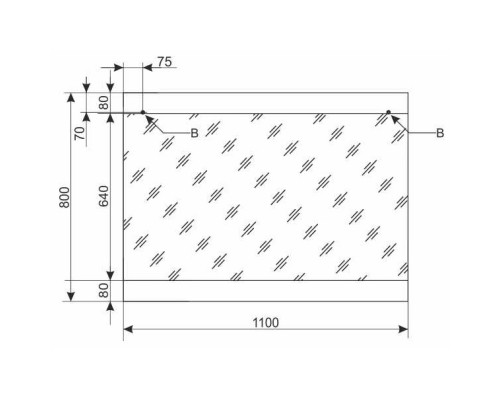 Зеркало 110x80 см белый глянец Style Line Даллас СС-00000437