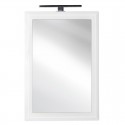 Зеркало 60x80 см белый глянец Style Line Лотос СС-00000380