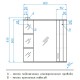 Зеркальный шкаф 80x83 см белый глянец Style Line Агава ЛС-00000269