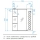 Зеркальный шкаф 75x86 см белый глянец Style Line Канна ЛС-00000295