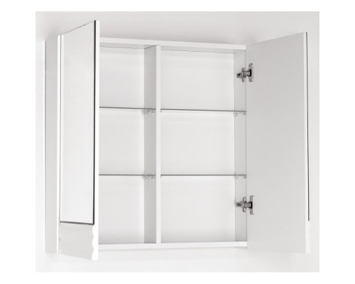 Зеркальный шкаф 70x70 см белый глянец Style Line Вероника ЛС-00000056