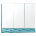 Зеркальный шкаф 80x70 см аквамарин Style Line Ассоль ЛС-00000321