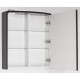 Зеркальный шкаф 60x71,8 см черный глянец Style Line Жасмин-2 ЛС-00000062