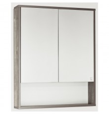 Зеркальный шкаф 65x80 см бетон Style Line Экзотик ЛС-00000397