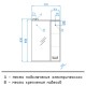 Зеркальный шкаф 55x83 см венге/белый глянец Style Line Панда Стиль ЛС-00000087