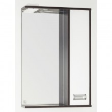 Зеркальный шкаф 55x83 см венге/белый глянец Style Line Панда Стиль ЛС-00000087