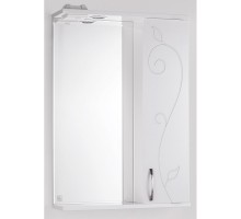 Зеркальный шкаф 55x83 см белый глянец Style Line Панда Фьюжн ЛС-00000077