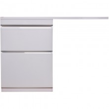 Тумба с раковиной белый глянец 120 см Style Line Даймонд СС-00000559 + СС-00000367