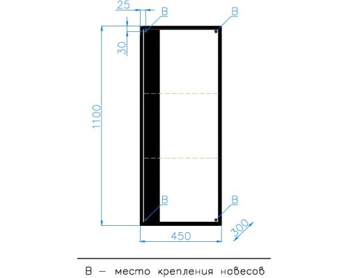 Полуколонна подвесная Style Line Амстердам ЛС-000010044