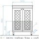 Тумба с раковиной белый глянец 60 см Style Line Канна ЛС-00000726 + ЛС-00000155