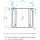 Зеркальный шкаф 90x83 см рельеф пастель Style Line Олеандр 2 ЛС-00000484