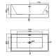 Акриловая ванна 170x80 см Swedbe Vita 8822