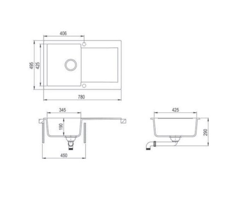 Кухонная мойка Teka Clivo 45 B-TQ графит металлик 40148001