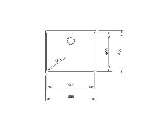 Кухонная мойка Teka Radea R10 50.40 M-TG карбон 115230051