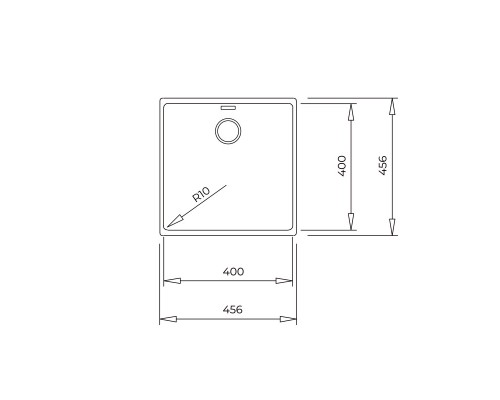 Кухонная мойка Teka Radea R10 40.40 M-TG карбон 115230048