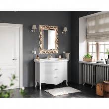 Тумба с раковиной белый 110 см Tiffany World Armony Nuova ARM2110B+GIU200110/ALZAbi*1