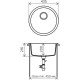 Кухонная мойка Tolero серый металлик R-104 №001