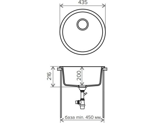 Кухонная мойка Tolero сафари R-104 №102