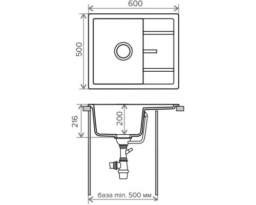 Кухонная мойка Tolero сафари R-107 №102