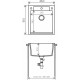 Кухонная мойка Tolero R-117 серый металлик 473059