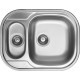 Кухонная мойка полированная сталь Ukinox Галант GAP620.480 15GT8K 1R