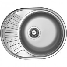 Кухонная мойка полированная сталь Ukinox Фаворит FAP570.450 -GT8K 1R
