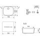 Кухонная мойка Ulgran терракот U-408-307