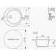 Кухонная мойка Ulgran шоколад U-405-345