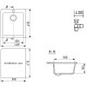Кухонная мойка Ulgran графит U-404-342