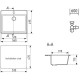 Кухонная мойка Ulgran шоколад U-104-345