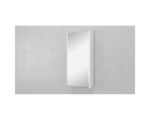 Зеркальный шкаф 40x80 см белый матовый Velvex Klaufs zsKLA.40-216
