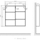 Зеркальный шкаф 80,3x80 см черный матовый Velvex Klaufs zsKLA.80-217