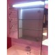 Зеркальный шкаф 100x75 см бордо глянец Verona Susan SU607G81