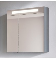 Зеркальный шкаф 60x75 см коричневый глянец Verona Susan SU600RG86
