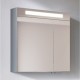 Зеркальный шкаф 65x75 см устричный глянец Verona Susan SU601LG24