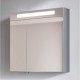 Зеркальный шкаф 75x75 см дымчато-коричневый глянец Verona Susan SU602RG90