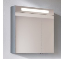 Зеркальный шкаф 75x75 см коричневый глянец Verona Susan SU602LG86