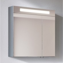 Зеркальный шкаф 75x75 см дымчато-коричневый глянец Verona Susan SU602LG90
