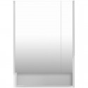 Зеркальный шкаф 60x85 см белый L/R Viant Мальта VMAL60BEL-ZSH