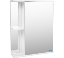 Зеркальный шкаф 55x70 см белый R Viant Париж VPAR55-ZSHR