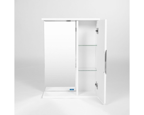 Зеркальный шкаф 50x70 см белый R Viant Барселона VBAR50-ZSH