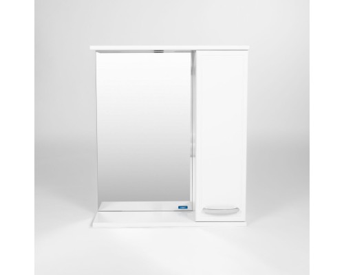 Зеркальный шкаф 60x70 см белый R Viant Милан VMIL60-ZSHR