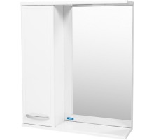 Зеркальный шкаф 60x70 см белый L Viant Милан VMIL60-ZSHL