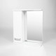 Зеркальный шкаф 60x70 см белый L Viant Вена VVEN60-ZSHL