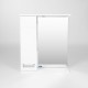 Зеркальный шкаф 60x70 см белый L Viant Вена VVEN60-ZSHL