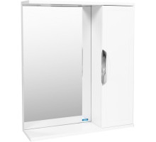 Зеркальный шкаф 60x70 см белый R Viant Лима VLIM60-ZSH