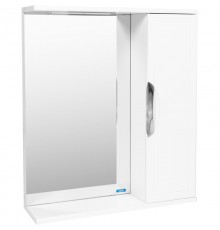 Зеркальный шкаф 60x70 см белый R Viant Лима VLIM60-ZSH
