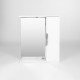 Зеркальный шкаф 50x70 см белый R Viant Лима VLIM50-ZSH